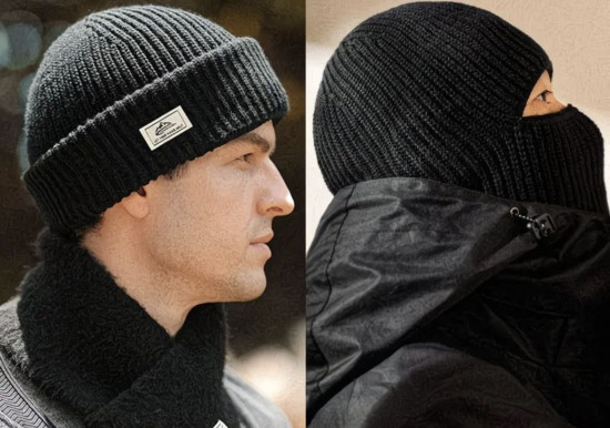 Шапка-балаклава мужская