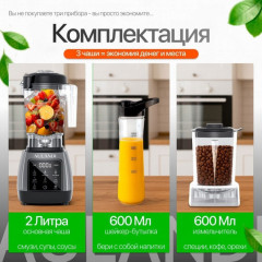 Блендер 3 в 1 HS-200G - Фото 2
