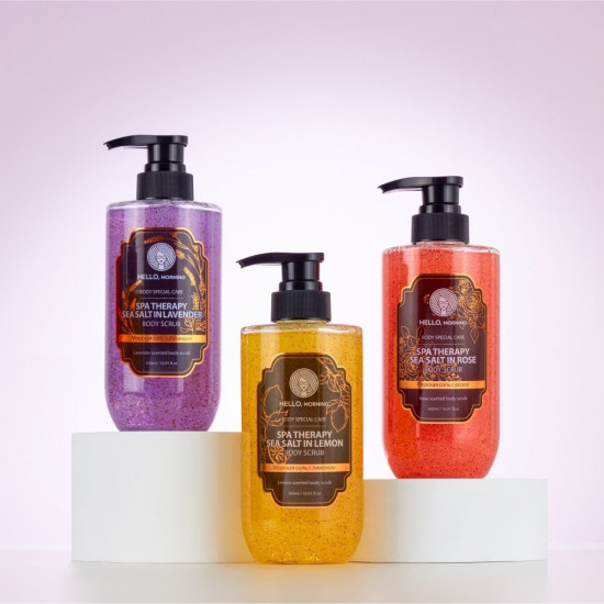 Гель-скраб для душа с лимоном и морской солью «Sea Salt in Lemon Body Scrub»