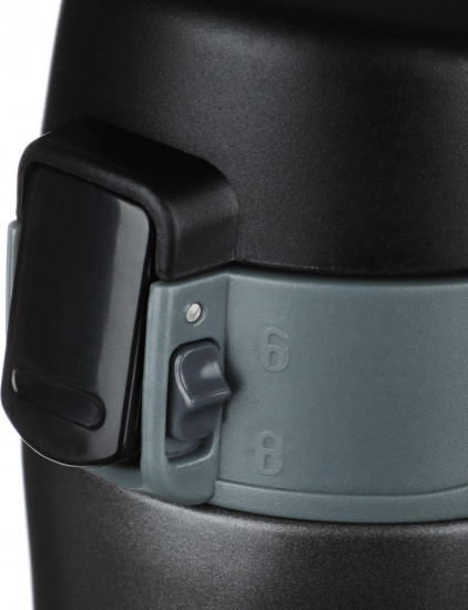 Термокружка с крышкой на защелке