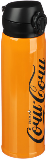 Термокружка с крышкой на защелке «Рыжий»