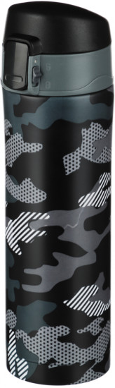 Термокружка с крышкой на защелке «Камуфляж»