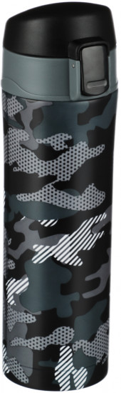 Термокружка с крышкой на защелке «Камуфляж»