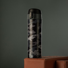 Термокружка с крышкой на защелке «Камуфляж» - Фото 9