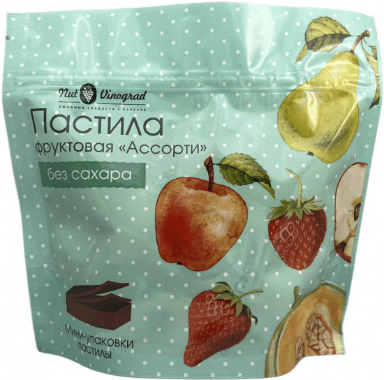 Пастила фруктовая без сахара «Ассорти»