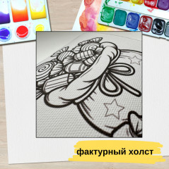 Набор раскрасок на магните «Новогодние герои» - Фото 1