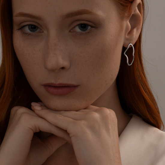 Серьги из серебра