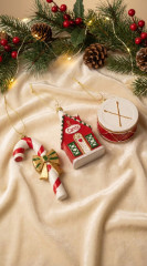 Набор ёлочных игрушек - Фото 1