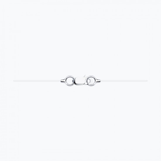 Колье на леске из серебра