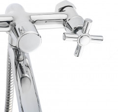 Смеситель для ванны с душем - Фото 3
