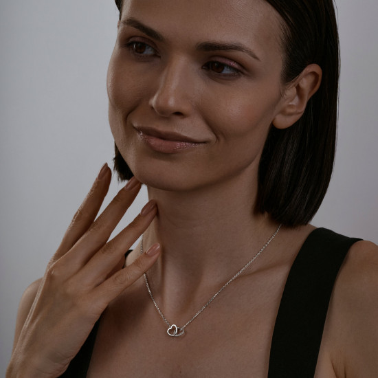 Колье из серебра