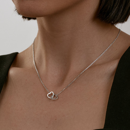 Колье из серебра