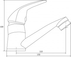 Смеситель для раковины для холодной воды - Фото 3