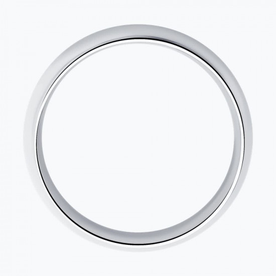 Обручальное кольцо из серебра