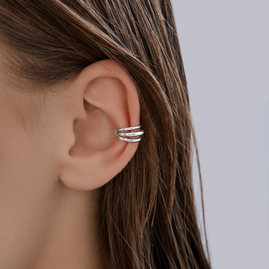 Серьга из серебра