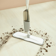 Швабра с распылителем и насадкой из микрофибры - Фото 12