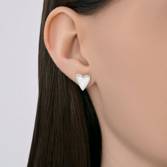 Серьги из серебра с эмалью