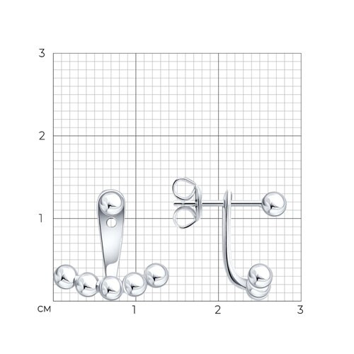 Серьги из серебра