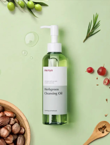 Гидрофильное масло с комплексом трав «Herb Green Cleansing Oil»