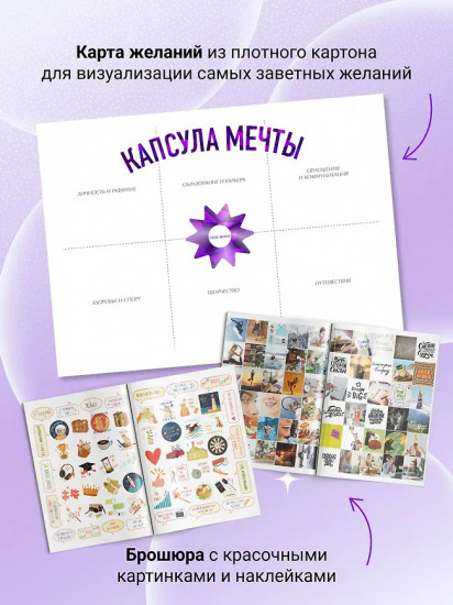Карта желаний «Капсула мечты. Измени реальность, создай будущее»