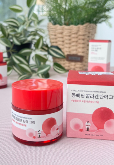 Укрепляющий коллагеновый крем с камелией «Camellia Deep Collagen Firming Cream»