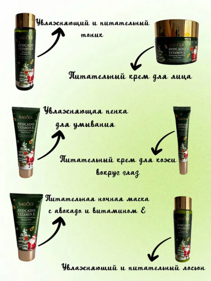 Новогодний набор косметики подарочный