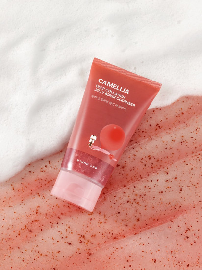 Гель-маска для очищения кожи «Camellia Deep Collagen Jelly Mask Cleanser»