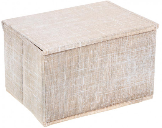 Кофр для хранения с крышкой «Лён»