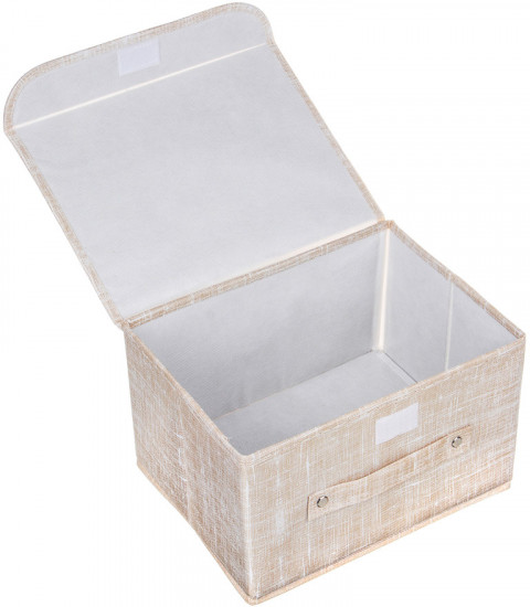 Кофр для хранения с крышкой «Лён»