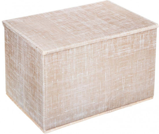Кофр для хранения с крышкой «Лён»