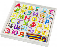 Шнуровка деревянная «Азбука» - Фото 4