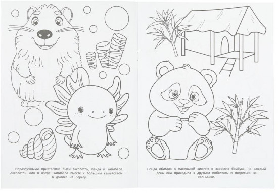 Раскраска «Лучшие друзья»