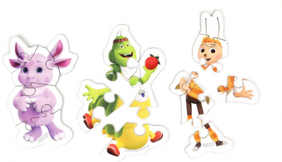 Игра-головоломка с фигурными деталями «Лунтик»