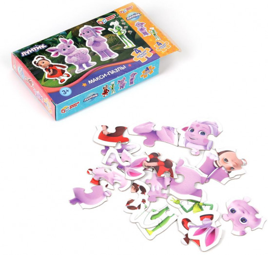 Игра-головоломка с фигурными деталями «Лунтик»