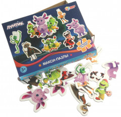 Игра-головоломка с фигурными деталями «Лунтик» - Фото 1