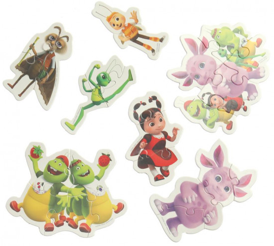 Игра-головоломка с фигурными деталями «Лунтик»