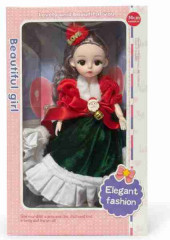 Новогодняя шарнирная музыкальная кукла-брелок - Фото 3