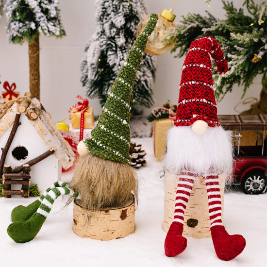 Набор новогодних гномов с длинными ножками