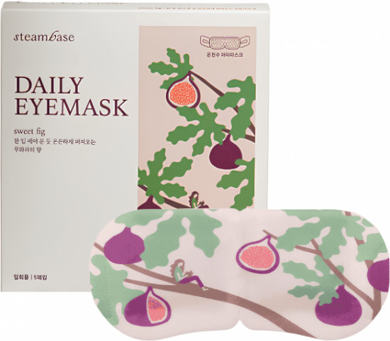 Согревающая маска для глаз с эффектом ароматерапии «Daily Eyemask Sweet Fig»