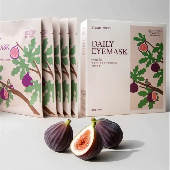 Согревающая маска для глаз с эффектом ароматерапии «Daily Eyemask Sweet Fig»