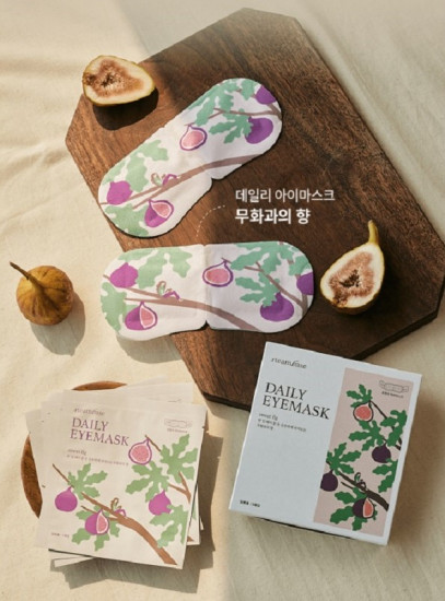 Согревающая маска для глаз с эффектом ароматерапии «Daily Eyemask Sweet Fig»