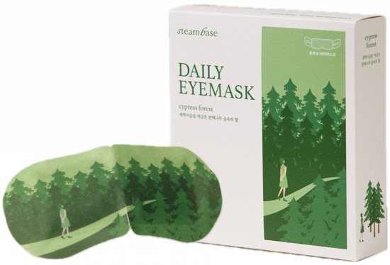 Согревающая маска для глаз с эффектом ароматерапии «Daily Eyemask Cypress Forest»