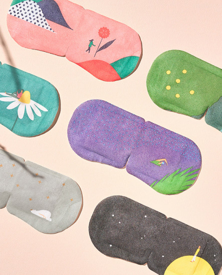 Согревающая маска для глаз с эффектом ароматерапии «Daily Eyemask Cypress Forest»