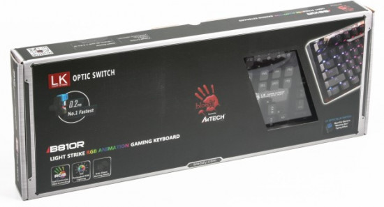 Клавиатура игровая A4Tech Bloody B810R NetBee