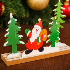 Декор «Дед мороз в лесу» - Фото 2