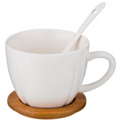 Набор чайный на 4 персоны c ложками на подставке - Фото 3