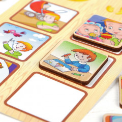 Лото деревянное «Азбука хороших манер» - Фото 1