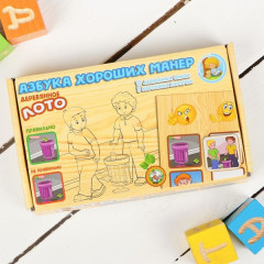 Лото деревянное «Азбука хороших манер» - Фото 12