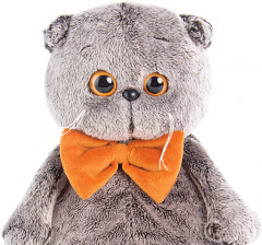 Мягкая игрушка «Басик в рыжем бархатном банте» - Фото 2