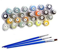 Картина по номерам «Щенок хаски» - Фото 1